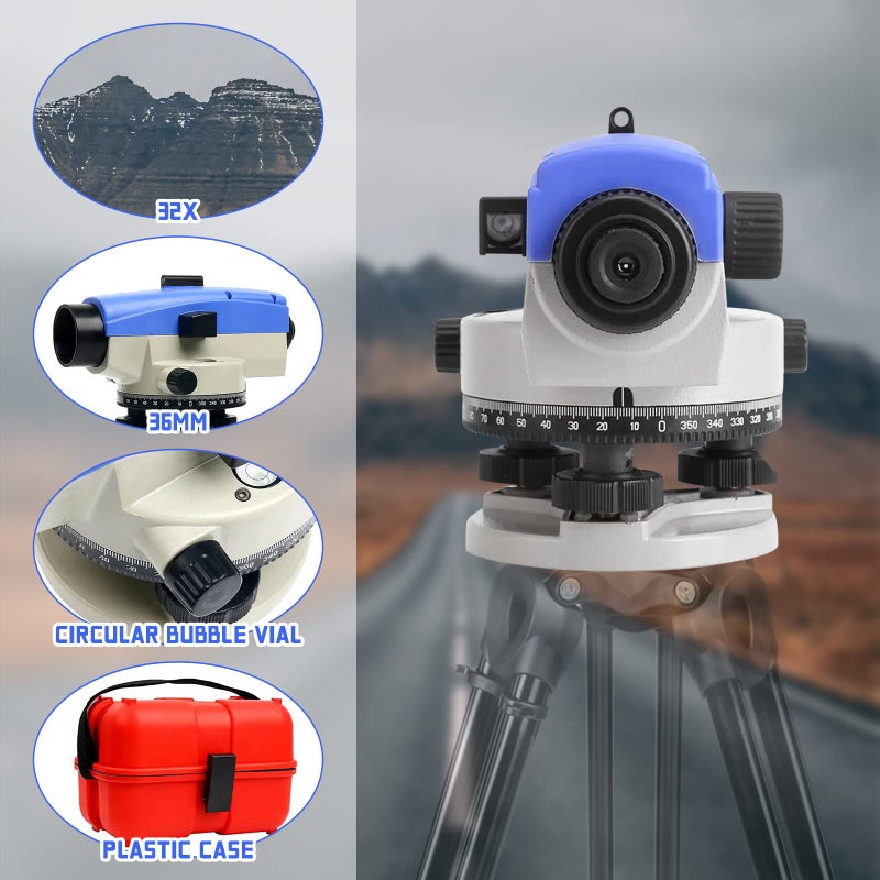 YaeCCC Automatic 32X Optical Transit Survey Auto Level High Precision Level Gauge Measure Meter - Image 3